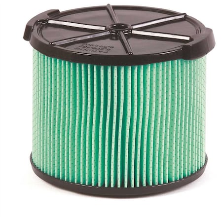 Ridgid 5-Layer HEPA Material Pleated Paper Filter for 3 to 4.5 Gal. Wet/Dry Shop Vacuums VF3600